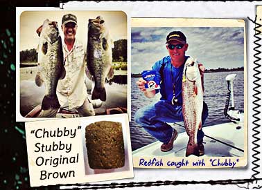 "Chubby Stubby Brown" catching redeyes and largemouth bass...